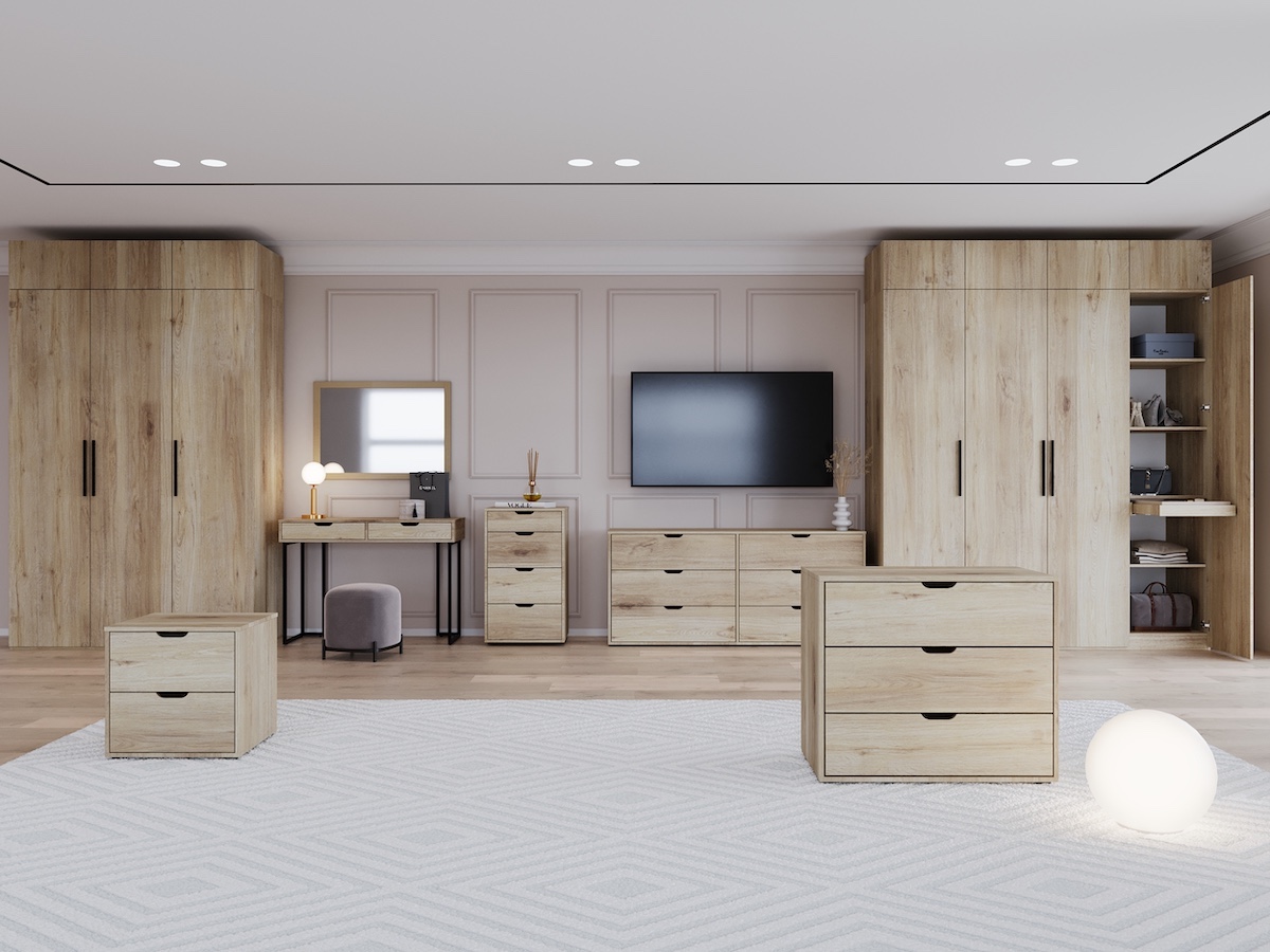 Антресоль Даллас ,двухдверный ,Белый  